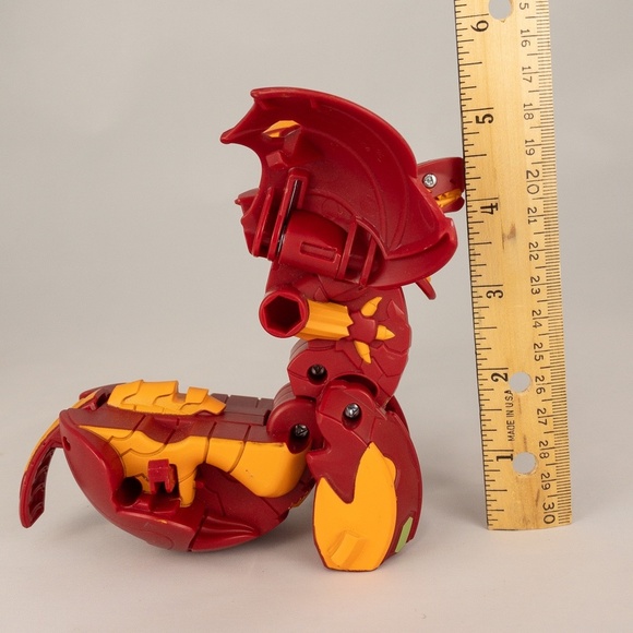 Bakugan Armored Alliance Deka Dragonoid Jumbo Magnetic Release Ball Toy - Picture 5 of 11